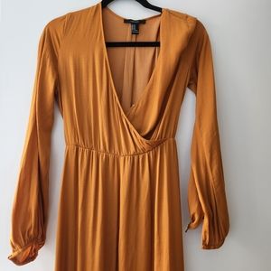 Longn Rust colored Maxi Dress Forever 21